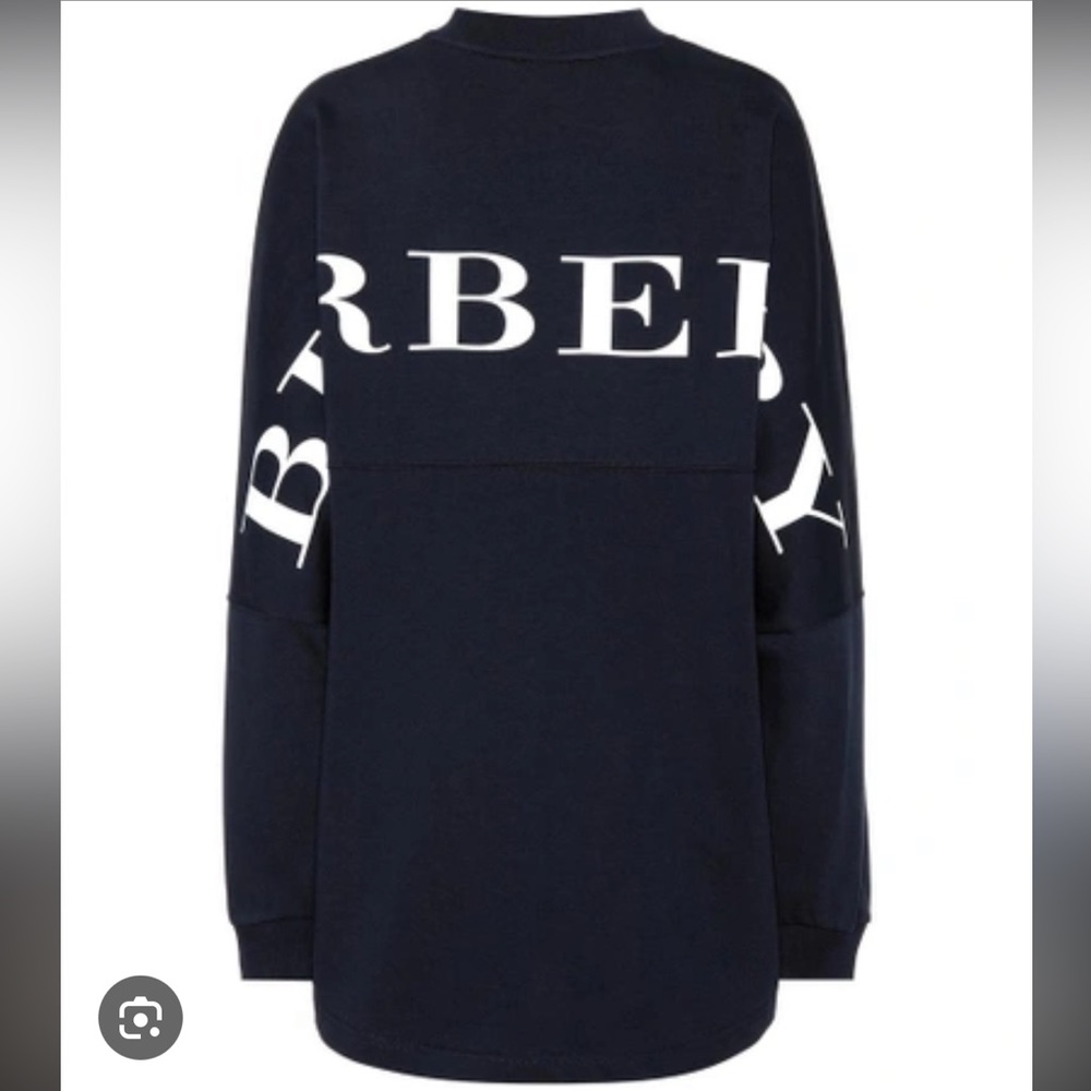 Burberry crewneck sweatshirt in navy
